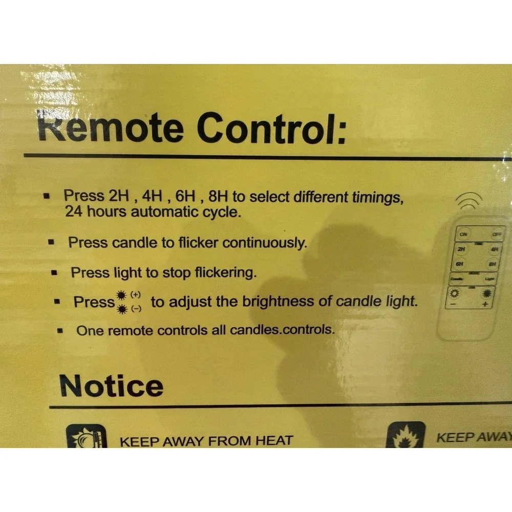 Flameless Pillar Candles with Remote, 9 Pack Waterproof‎ Batteries